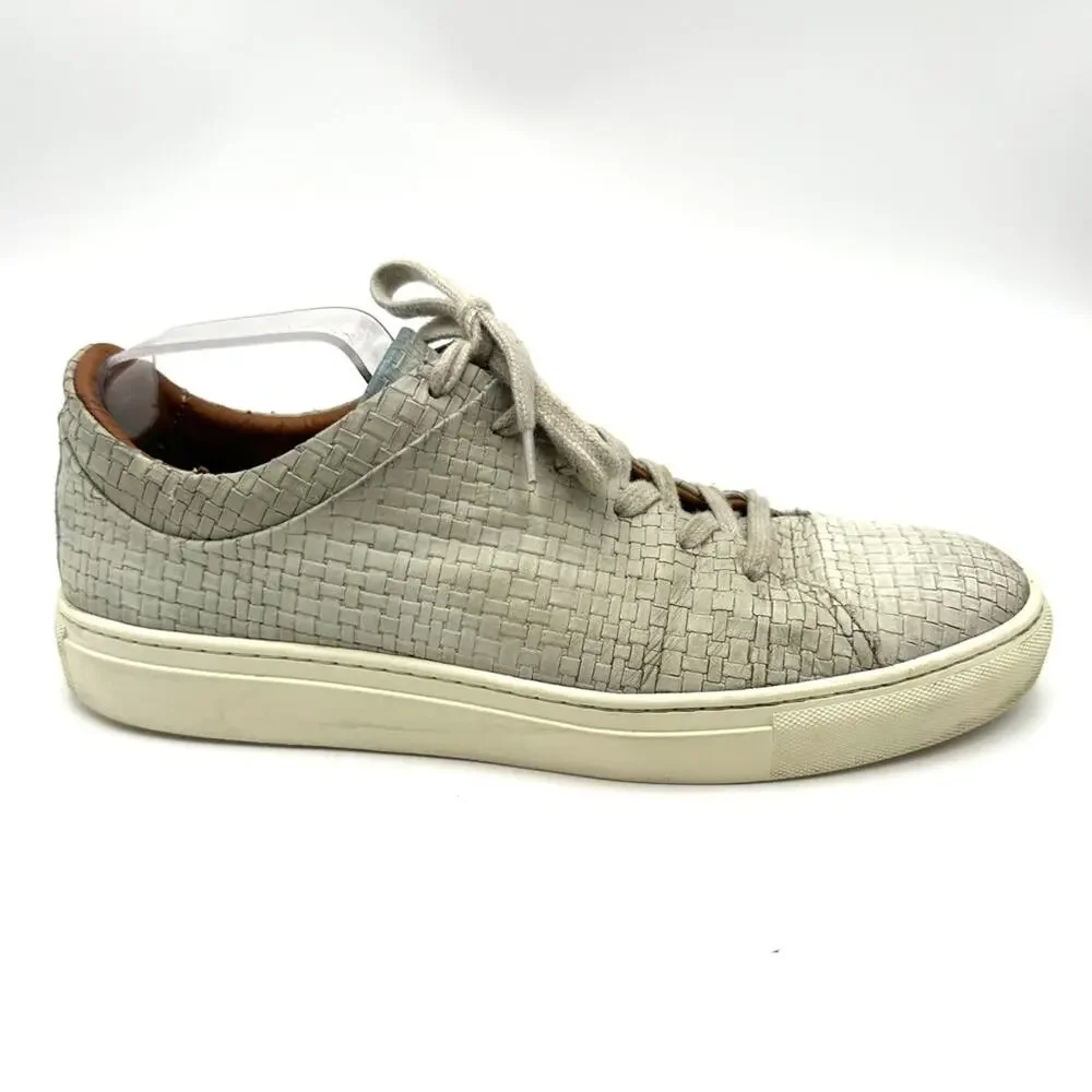 AQUATALIA men's fashion sneakers gray leather SIZE 10.5